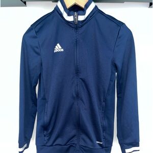 M 11/12 Y - ADIDAS BOYS Blue TRACK JACKET